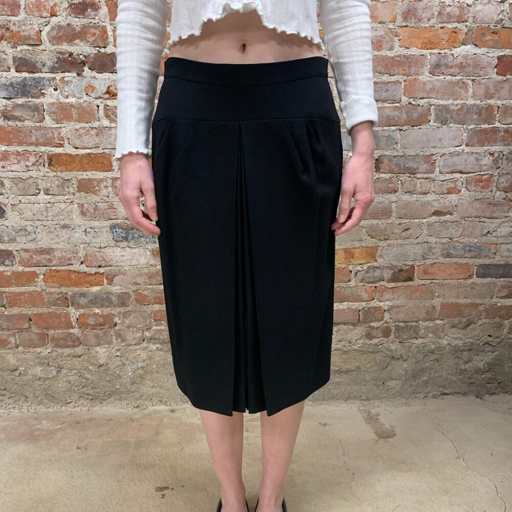 Black Vintage Chanel Skirt